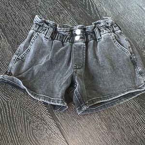 Black high waisted Abercrombie shorts